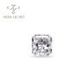 ForeverFlame G H 1.3ct 6mm*6mm vvs Radiant Cut diamond CVD CZ Moissanite diamond ring